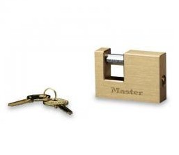 Masterlock/玛斯特锁 608 实心黄铜挂锁具