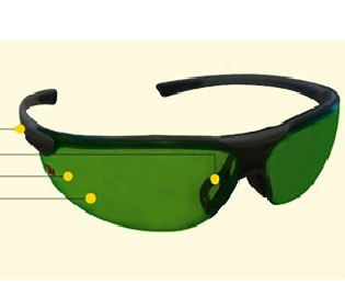 3M 11782 1790G 时尚型防护眼镜（UV防护，淡绿色眼镜片）