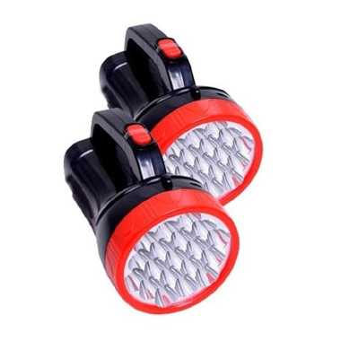 金诚力得 LED手提充电式强光应急灯电筒 2档可调强力探照灯