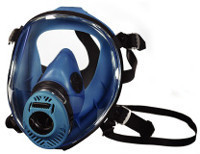 优越型空气呼吸器用蓝色大视野全面罩