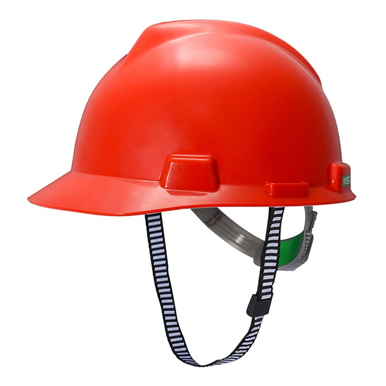 V-Gard 标准型安全帽（红,ABS，一指键,针织,尼龙,07D）